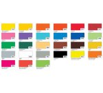 Carton pour affiches, (L)480 x (H)680 mm, rouge foncé