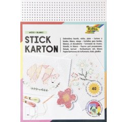 Carton à broder, 175 x 245 mm, blanc