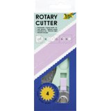 Cutter rotatif, 3 lames incluses, noir