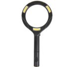 Loupe avec éclairage LED COB, noir