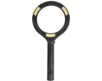 Loupe avec éclairage LED COB, noir
