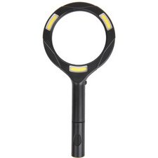 Loupe avec éclairage LED COB, noir