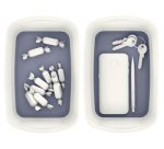 My Box Storage Bin, A5, White/Gray