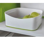 Bac de rangement My Box, A5, blanc/gris