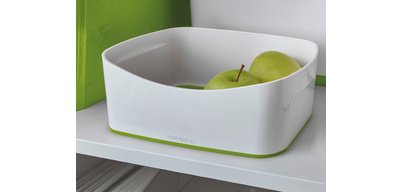 Bac de rangement My Box, A5, blanc/gris