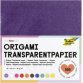 Papier transparent pour le pliage, 100 x 100 mm