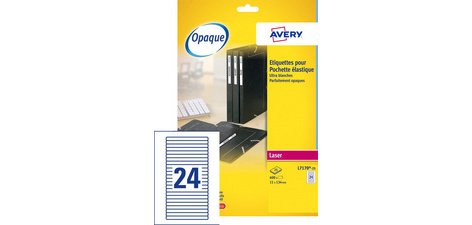 Etiquette Avery L7170-25 134x11mm blanc 600 pièces