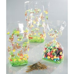 Sachet en cellophane, motif 'Pâques'