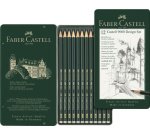 FABER-CASTELL Crayon CASTELL 9000 Design, étui de 12