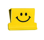 Clips à documents Supaclip 40, jaune, motif Smile