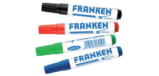 Marqueur pour chevalet de conférence, étui de 4