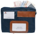 Sac navette 'POCAIS', avec soufflet, polyester, bleu