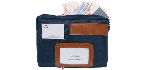 Sac navette 'POCAIS', avec soufflet, polyester, bleu