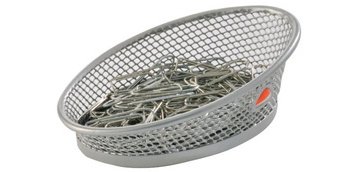 Distributeur de trombones 'MESHCLIP', fil d'acier, noir