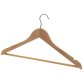 Cintre en bois, avec barre, set de 25