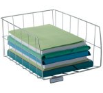 Corbeille à courrier 'CORGM' en fil d'acier, A4