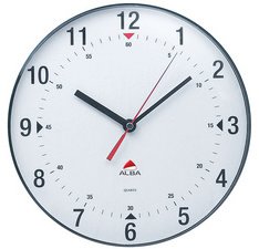 Wandklok HORCLAS quartzhorloge zwart