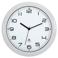 Horloge murale 'HORNEW', montre à quartz, blanc
