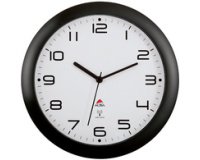 Horloge murale radiopilotée 'HORNEWRC N', noir