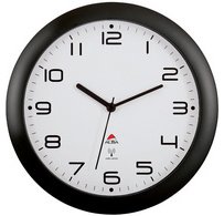 Wandklok radiogestuurd 'HORNEWRC N' zwart