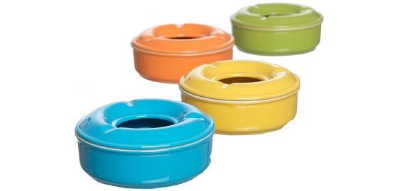 Cendrier PINTURA, avec rebord