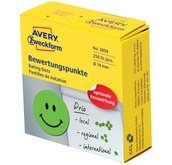 Pastille de couleur, visage positif, vert