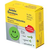 Pastille de couleur, visage positif, vert