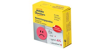 Pastille de couleur, visage négatif, rouge