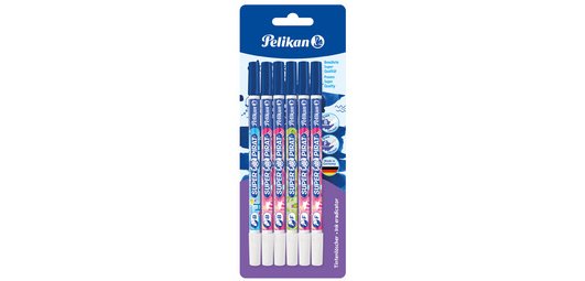 Effaceur d'encre Super Pirat 850F/B, 6 pièces