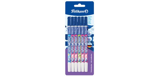 Effaceur d'encre Super Pirat 850F/B, 6 pièces