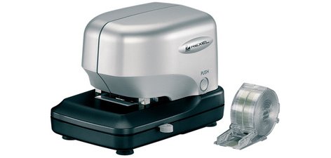 Agrafeuse électrique Stella 30, argent/noir