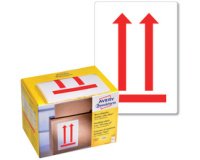 Rouleau d'étiquettes d'expédition, haut