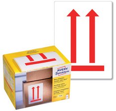 Rouleau d'étiquettes d'expédition, haut