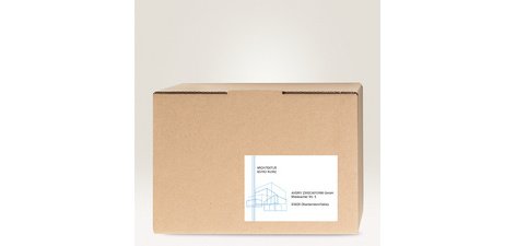 Étiquette d'expédition, 99,1x143,5 mm, blanc