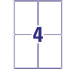 Étiquette d'expédition, 105 x 148 mm, blanc