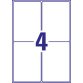 Étiquette d'expédition, 199,6 x 143,5 mm