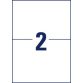 Verzendlabel, 210 x 148 mm, wit