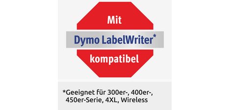 Labels for badge in roll, 41 x 89 mm
