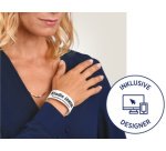 Bracelet imprimable, 265 x 18 mm, blanc