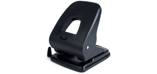 Perforateur, capacité de perforation: 40 feuilles, noir