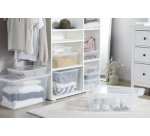 Boîte de rangement 'bea', 52 L, PP, transparent