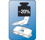 Perforateur 4 trous, capacité de perforation: 25 feuilles,