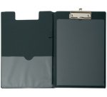 Porte-bloc, plastifié, A5, noir