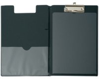 Porte-bloc, plastifié, A5, noir