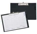  Porte-bloc, plastifié, format A3 paysage, noir