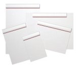 Porte-bloc plastique, pince sur le bord long, A3