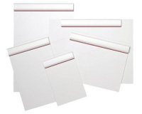 Porte-bloc plastique, pince sur le bord long, A3