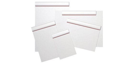Porte-bloc plastique, pince sur le bord long, A3