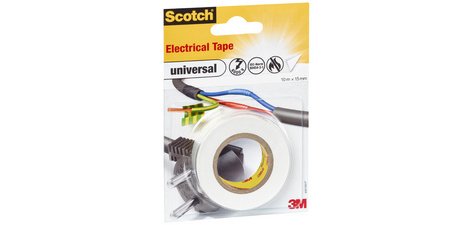 Ruban isolant universel, 15 mm x 10 m, rouge