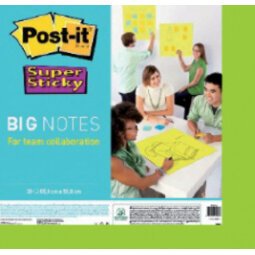 Grandes notes adhésives Super Sticky, 279 x 279 mm